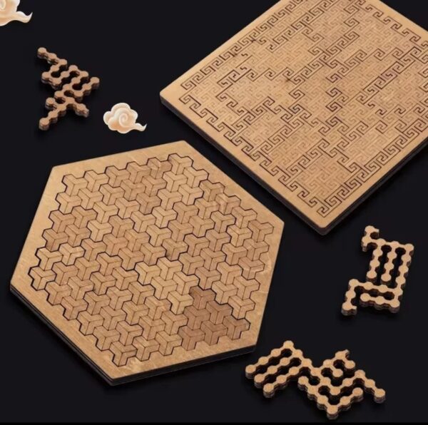 Puzzle casse-tête en bois : Défi et amusement pour les esprits curieux