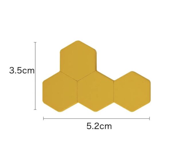 Puzzle hexagonal en bois : Un défi coloré et éducatif – Image 4