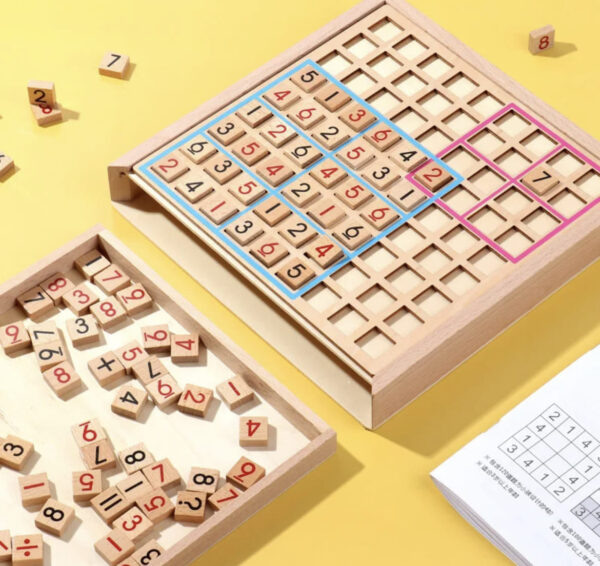 Sudoku en bois l'incontournable