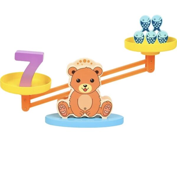 Balance éducative en forme d'ours : Jeu éducatif  – Image 2