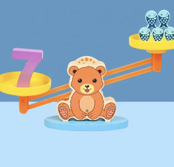 Balance éducative en forme d'ours : Jeu éducatif  – Image 3