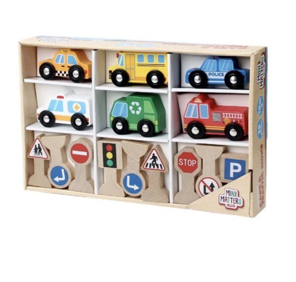 Voitures en bois jouets – Image 2