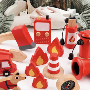 pompiers jouets en bois pour enfants un jeu qui stimule l'imagination