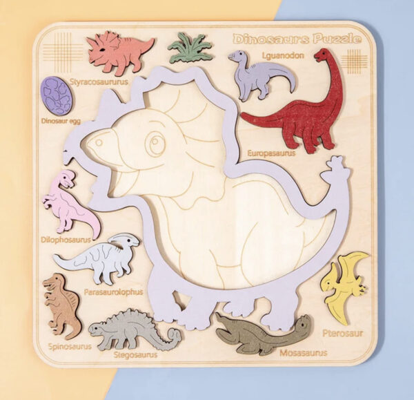 Puzzle tout-en-un animaux et dinosaures : Un voyage dans le temps – Image 3