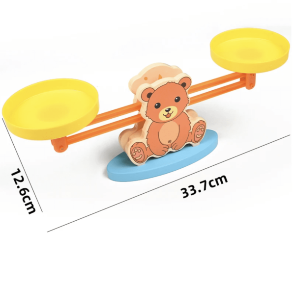 Balance éducative en forme d'ours : Jeu éducatif  – Image 6